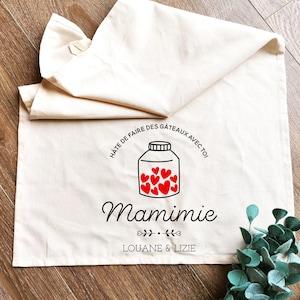 Gift for personalized Grandma, personalized Grandmother's Day tea towel