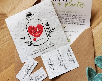 Valentine's Day gift card to plant gift vouchers for love