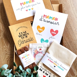 Coffret surprise Bonne fête Maman cadeau personnalisé pour la fête des mères