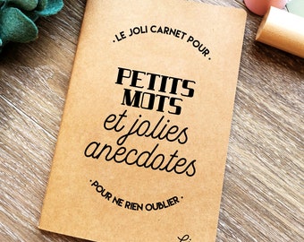 Carnet mots d'enfants pour ne rien oublier