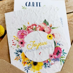 Carte à planter joyeux anniversaire image 4