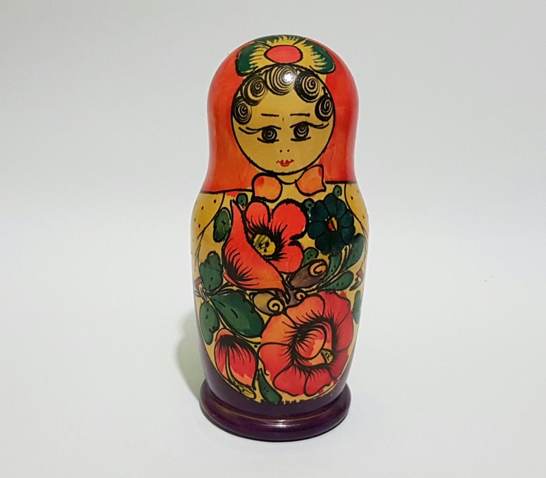 Old Matryoshka Russian Nesting Doll Etsy