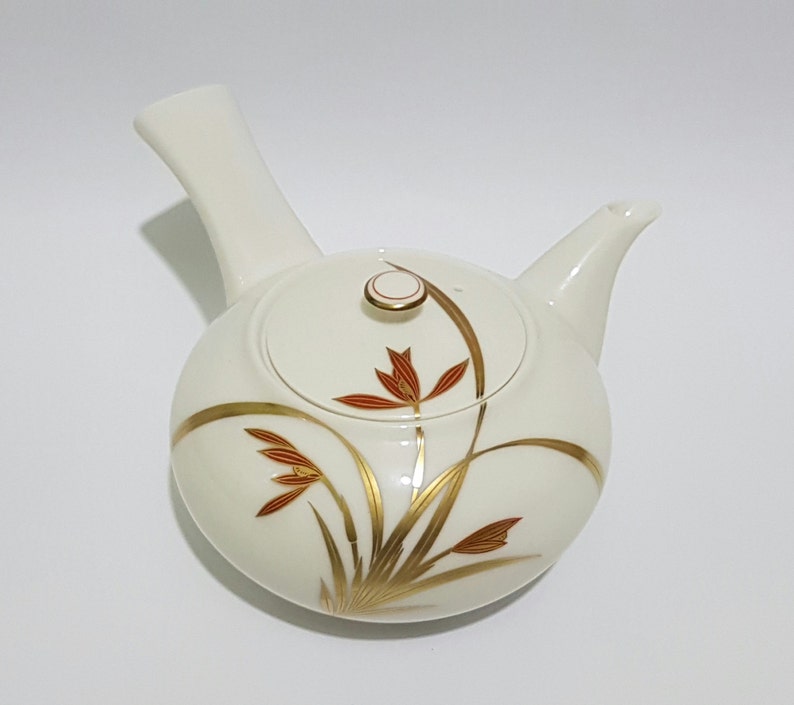 Koransha Porcelain Japanese Yokode Kyusu \u6025\u9808 Teapot CecysAsianShop