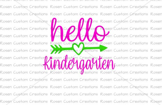 Download Kindergarten Svg School First Day Last Day Teacher Arrow Etsy