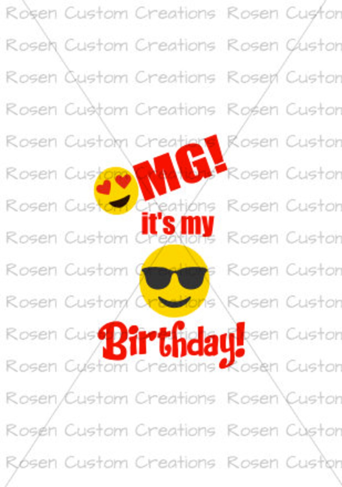 Emoji Birthday svg. birthday. party. celebrate | Etsy