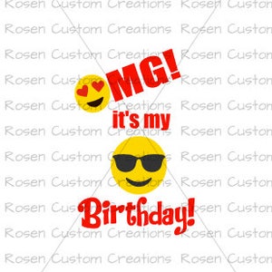 Emoji Birthday svg. birthday. party. celebrate