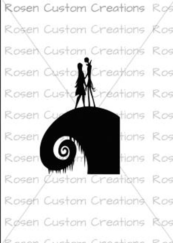 Download Free Jack And Sally Svg Nightmare Before Christmas Svg Tim Burton Etsy SVG DXF Cut File