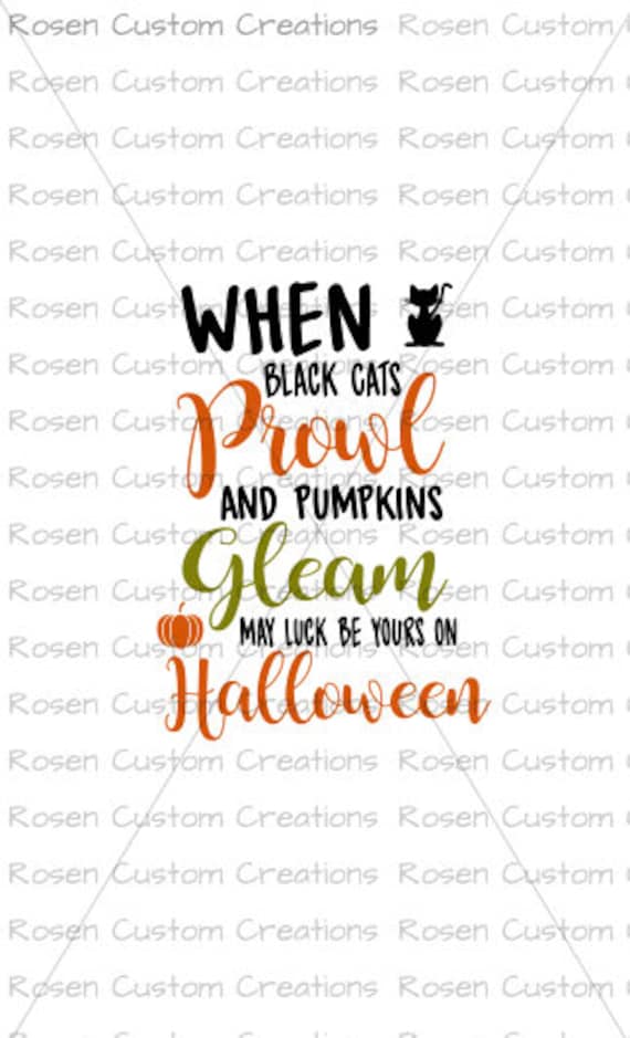 Halloween SVG. black cat. trick or treating. halloween. pumpkin patch. pumpkin.