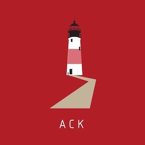 Nantucket Sankaty Head Light Graphic Print