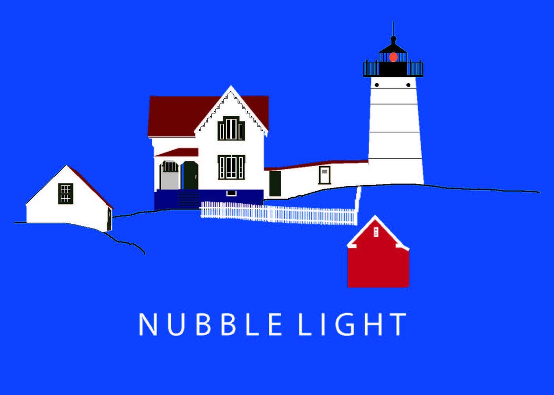 Nubble Lighthouse Etsy