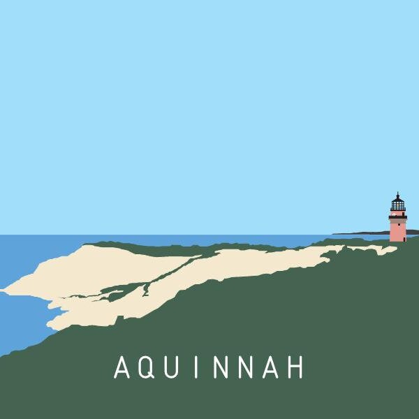 Aquinnah Gay Head Light Graphic Print