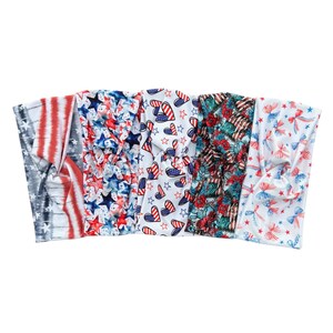 Patriotic Twist Headband: Red, White & Blue USA Americana