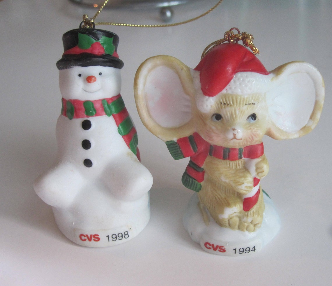 Christmas CVS Tree Ornaments Ceramic CVS Traditions Limited - Etsy
