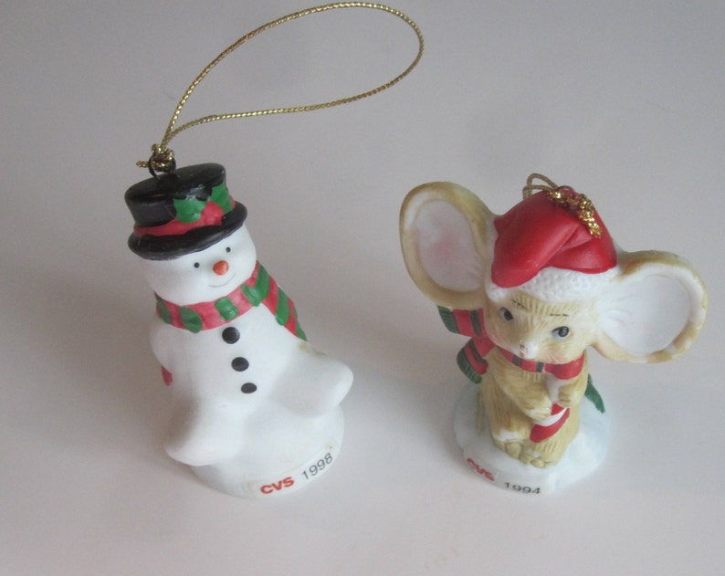Christmas CVS Tree Ornaments Ceramic CVS Traditions Limited - Etsy