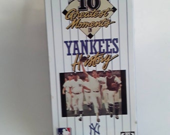 The 10 Greatest Moments in York Yankees History VHS Video Tape 1987