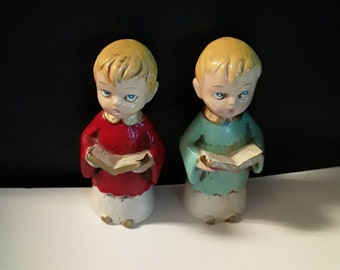 VTH Christmas Carole Choir Boys Figurines