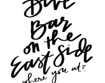 Taylor Swift Lyrical Print