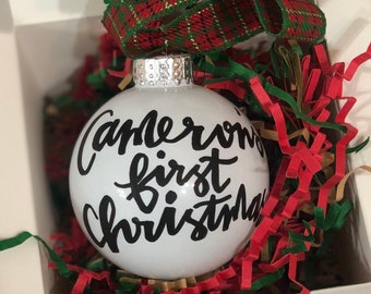 手書きのカスタムオーナメント