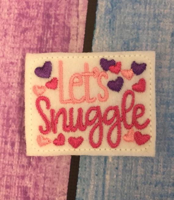 Let's Snuggle Feltie Felt Embellishments Felt Applique Etsy France
