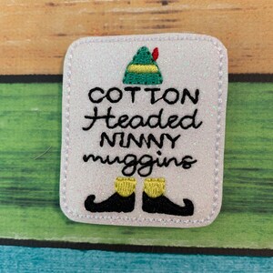 Cotton Headed Ninny Glitter Feltie (UNCUT), Felt Embellishments, Felt Applique, Hair Bow Supplies
