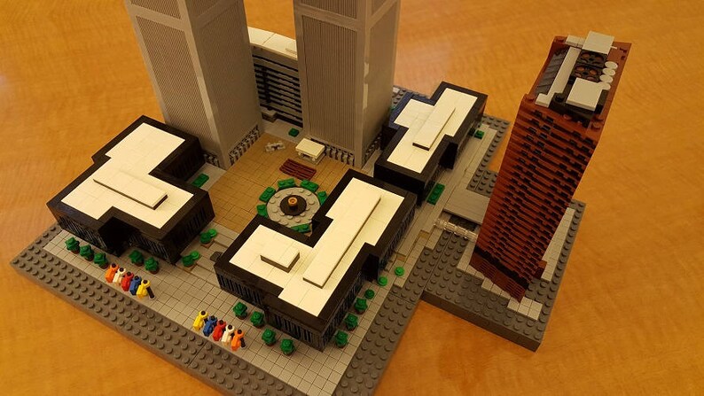Instructions and parts list for Lego World Trade Center