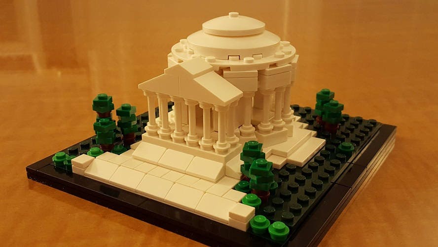 Lego Jefferson Memorial CUSTOM INSTRUCTIONS ONLY Washington D.C Architecture