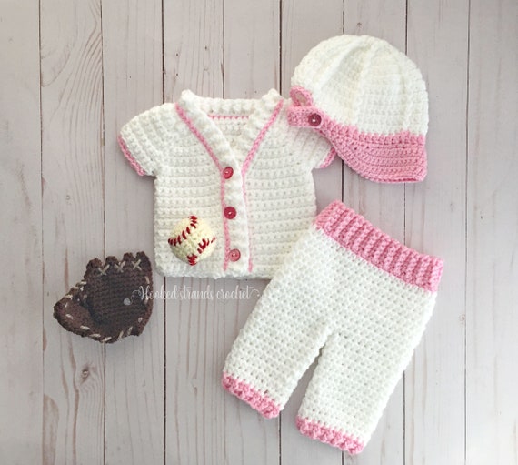 crochet baby baseball outfit pattern