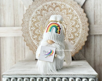 Rainbow Bridge Memorial Gnome - A Sentimental Sympathy Gift for Pet Loss