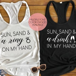 Bachelorette Tank Tops for Beach Bachelorette, Bachelorette Party Shirts, Hen Party Tanks, Bride Shirts, Funny Bachelorette Tanks