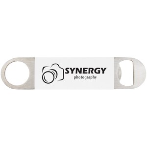Set of 12 Blank Laserable Silicone Bottle Opener for engraving - White