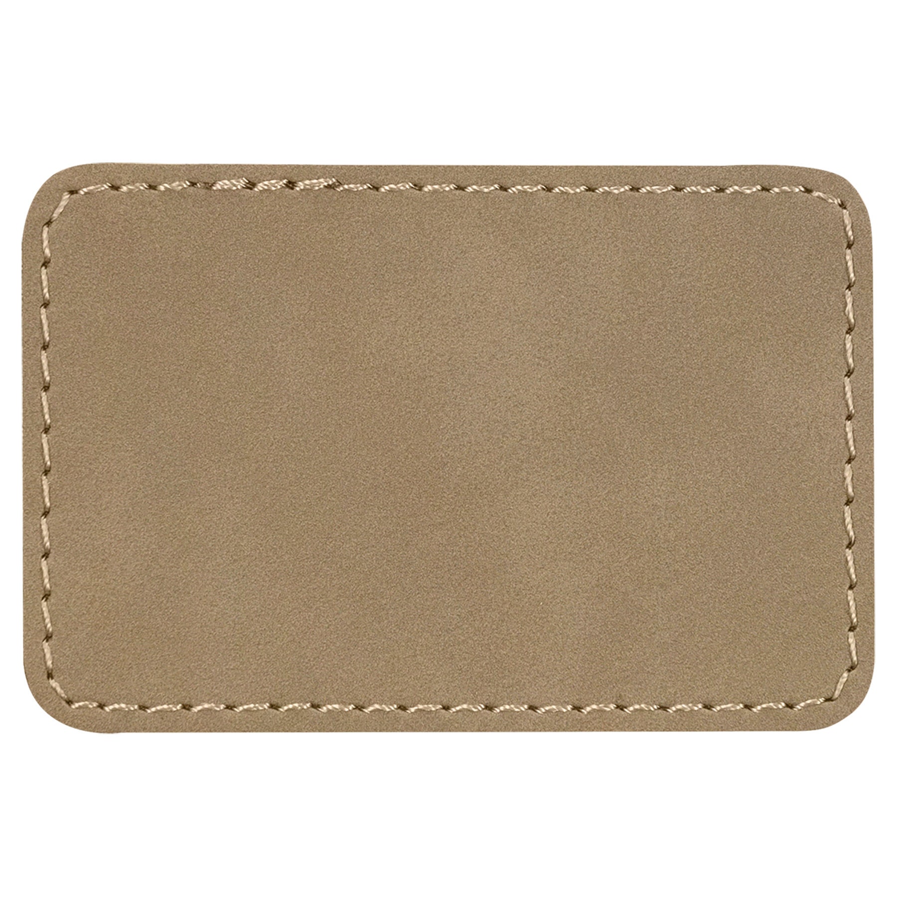 3x2 Blank Leatherette Oval Patches w/ Adhesive Backing