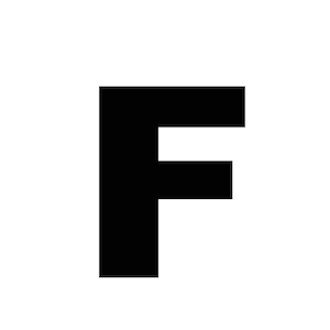 Conjunto de 10 remendos de couro sintético com letra "F" com adesivo, laser, variedade de cores, remendo de chapéu