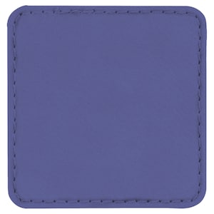 Set of 10 Blank Purple Laserable Leatherette Square Patch with Adhesive, Hat Patch, Glowforge, Xtool, OMTech
