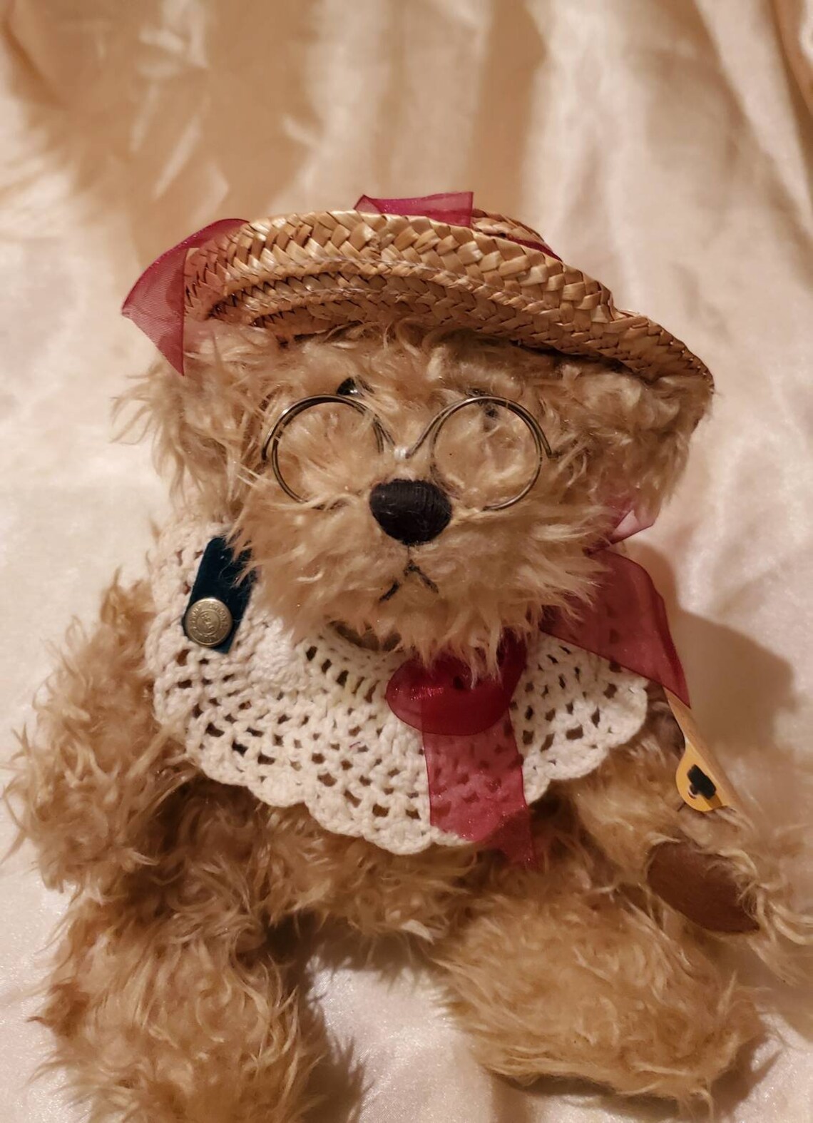 1997 rosiebear of Joy a Brass Button Collectible - Etsy