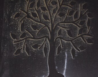 stencil tree arts and crafts stencil art