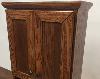Oak Medicine Cabinet Etsy