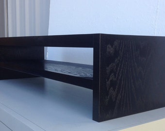 Wood tv stand Etsy