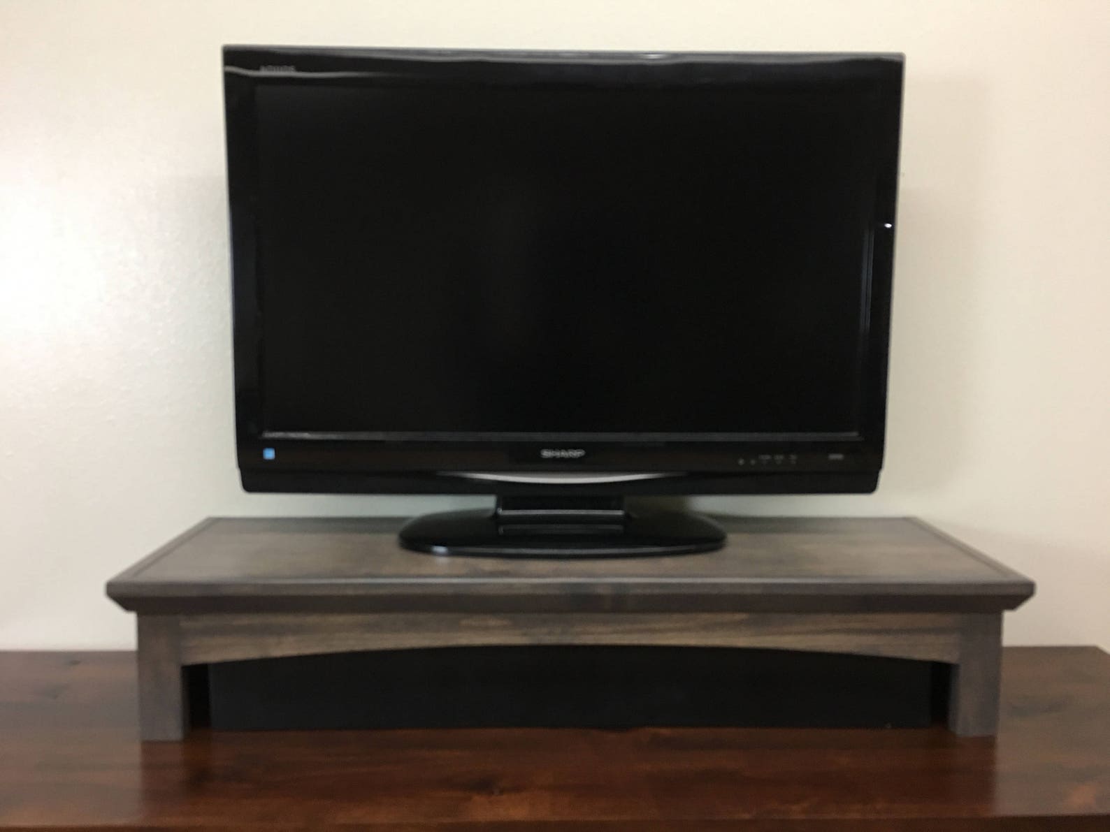 Led Tv Riser LED TV Riser Stand in Shaker Alder New Colors! - Etsy