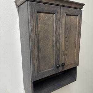 New Shaker Oak Storage Cabinet/ Vanity