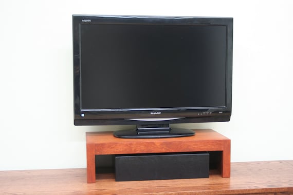 Laptop Oak TV Riser Soundbar Traditional Style Printer Stand 