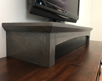 LED TV Riser Stand in Shaker Alder New Colors!