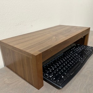 NEW Computer Monitor/TV Riser in Natural Walnut 3 Sizes (21&quot; shown)