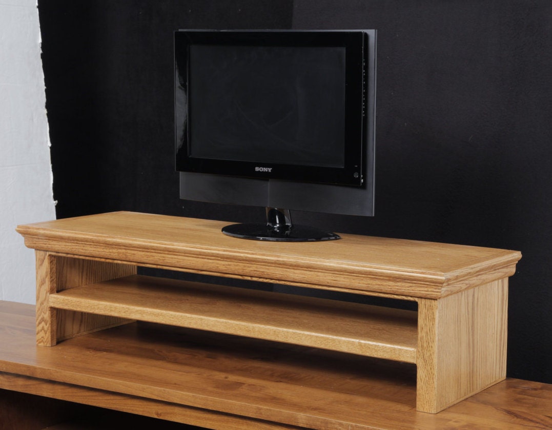 LED TV Riser Stand Entertainment Center Storage Space Saver Etsy