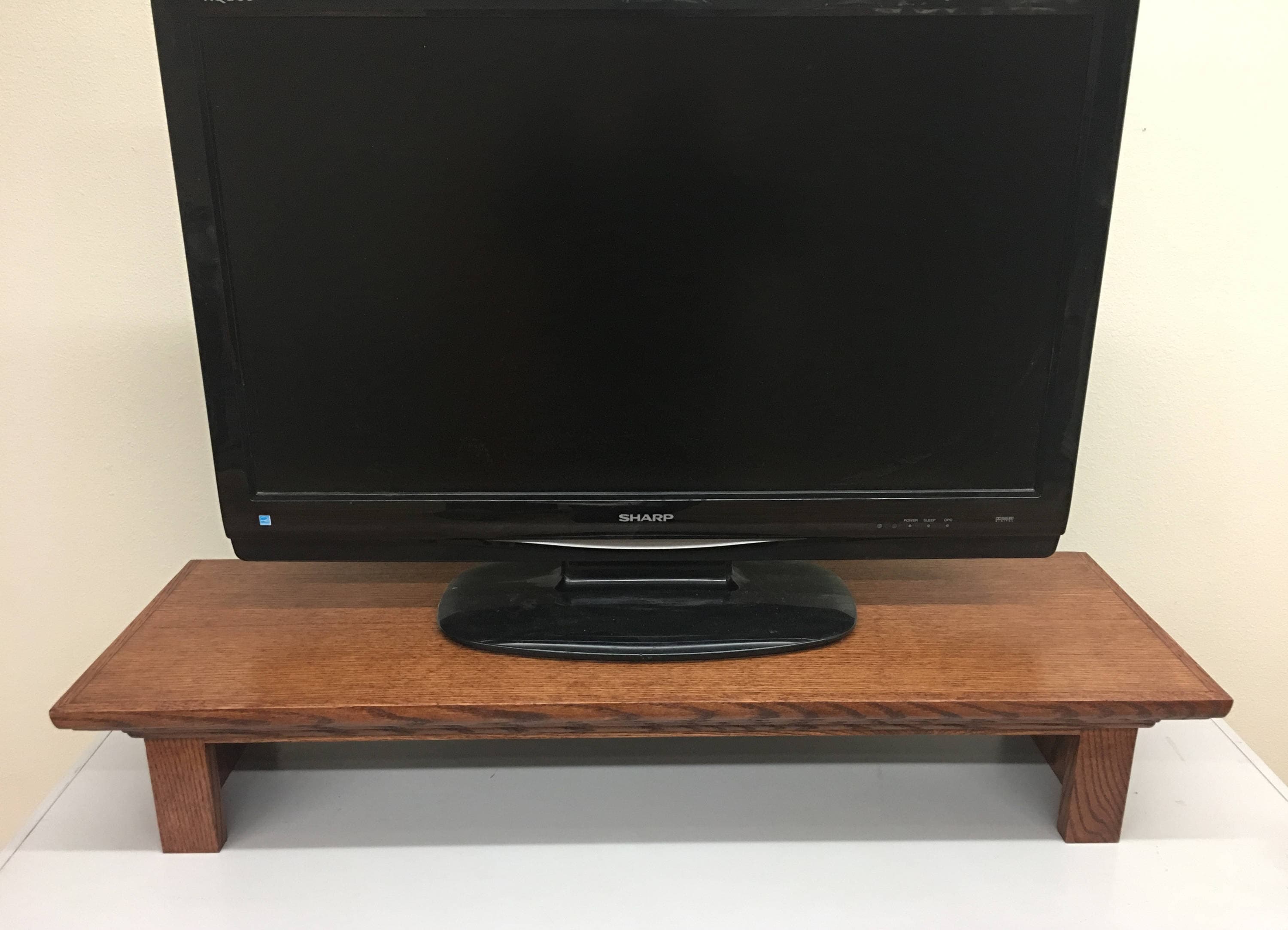 LED TV Riser Stand Traditional Style with Crown Molding in Etsy