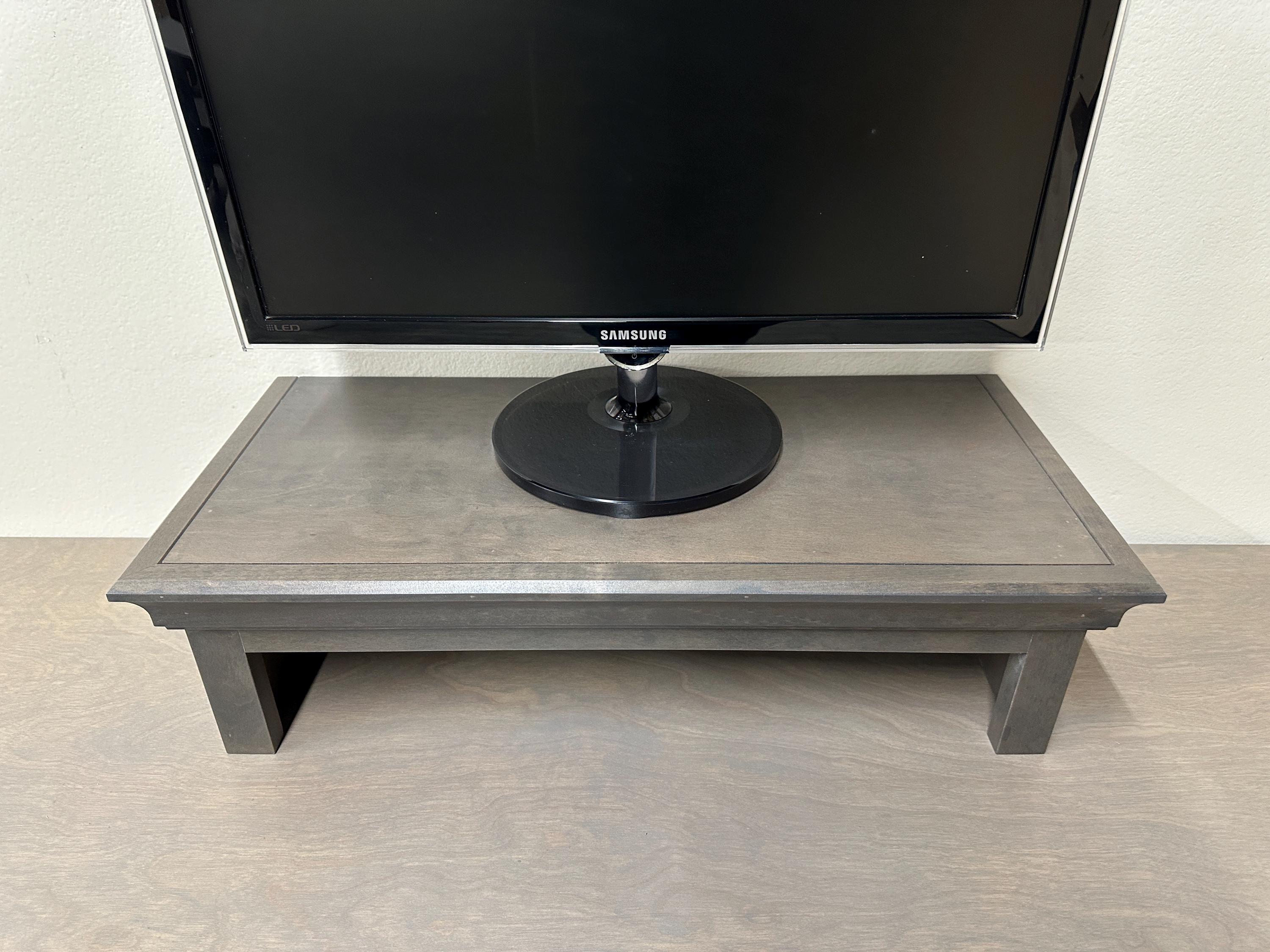 LED TV Riser Stand in Shaker Alder New Colors! - Etsy
