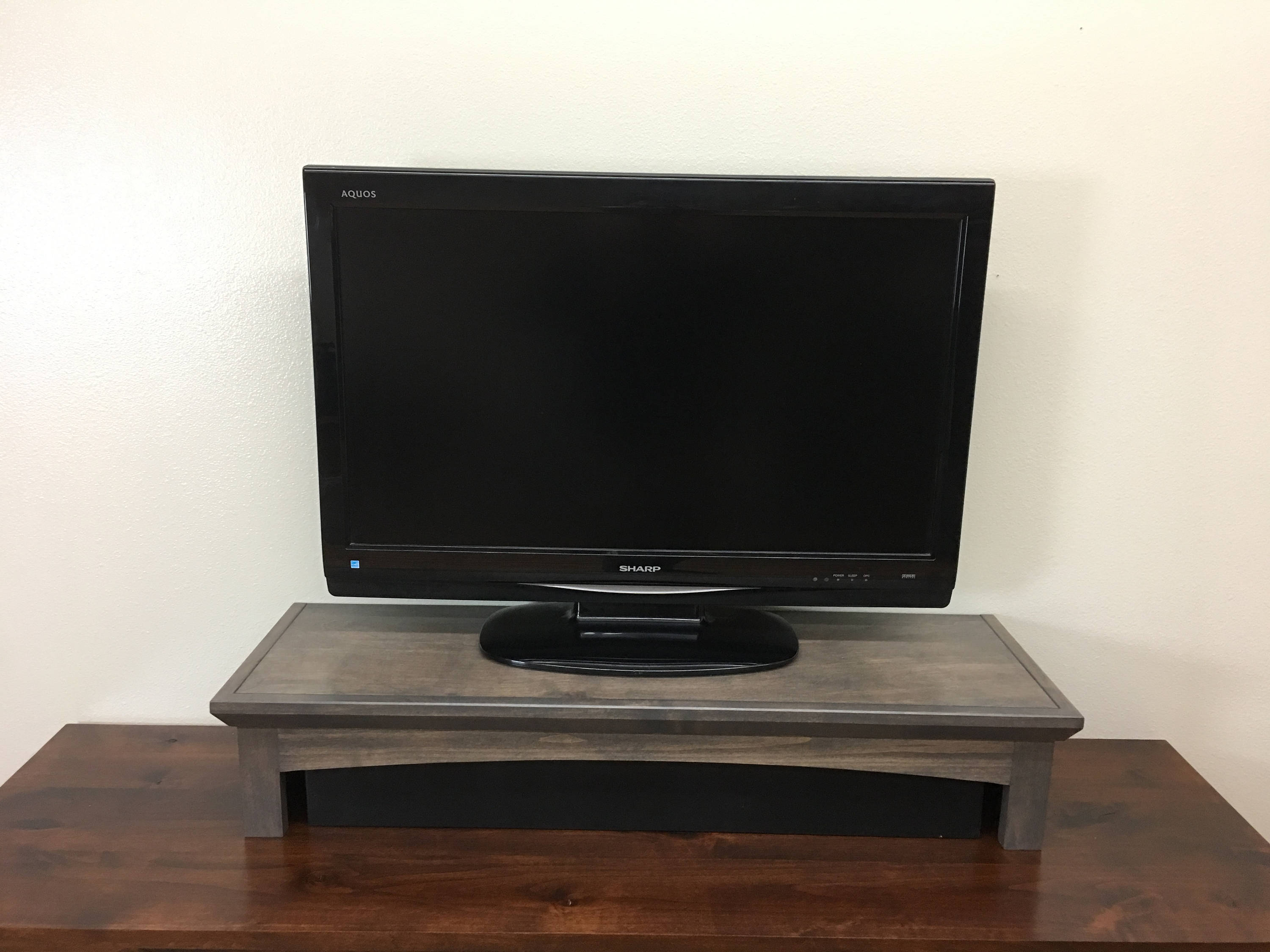 LED TV Riser Stand in Shaker Alder New Colors - Etsy