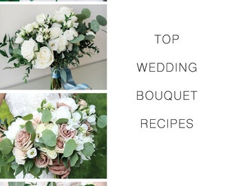Top 2019 Wedding Bouquet Recipes - PDF - INSTANT DOWNLOAD
