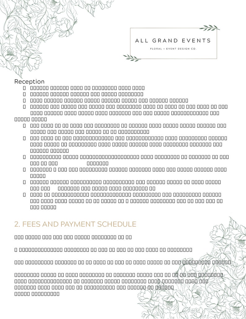 wedding-day-of-coordinator-contract-template-sample-pdf-etsy