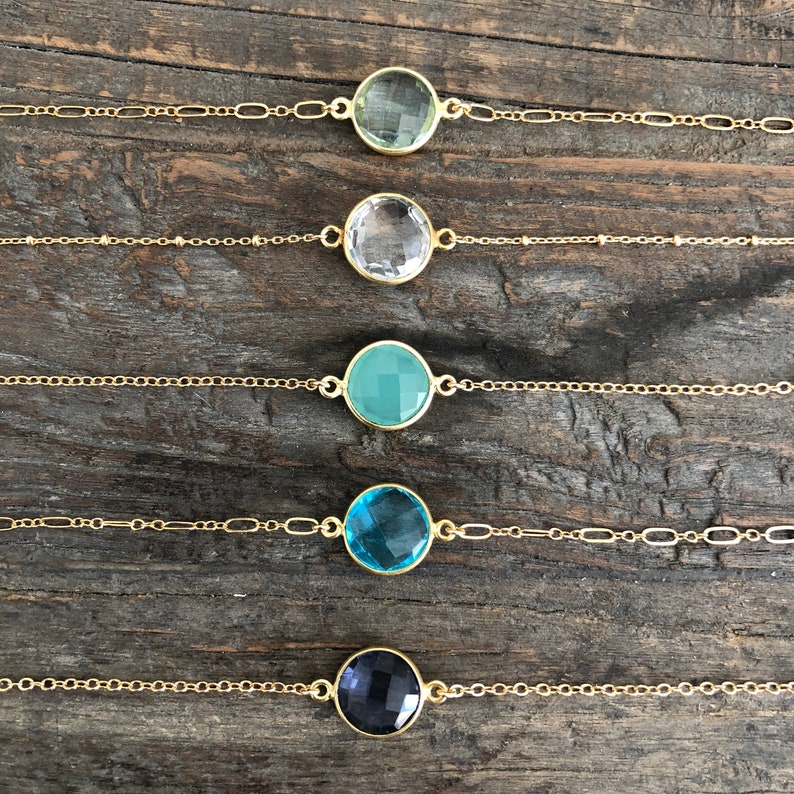 Gemstone Choker 14k Gold Filled Gemstone Choker Quartz Choker Etsy