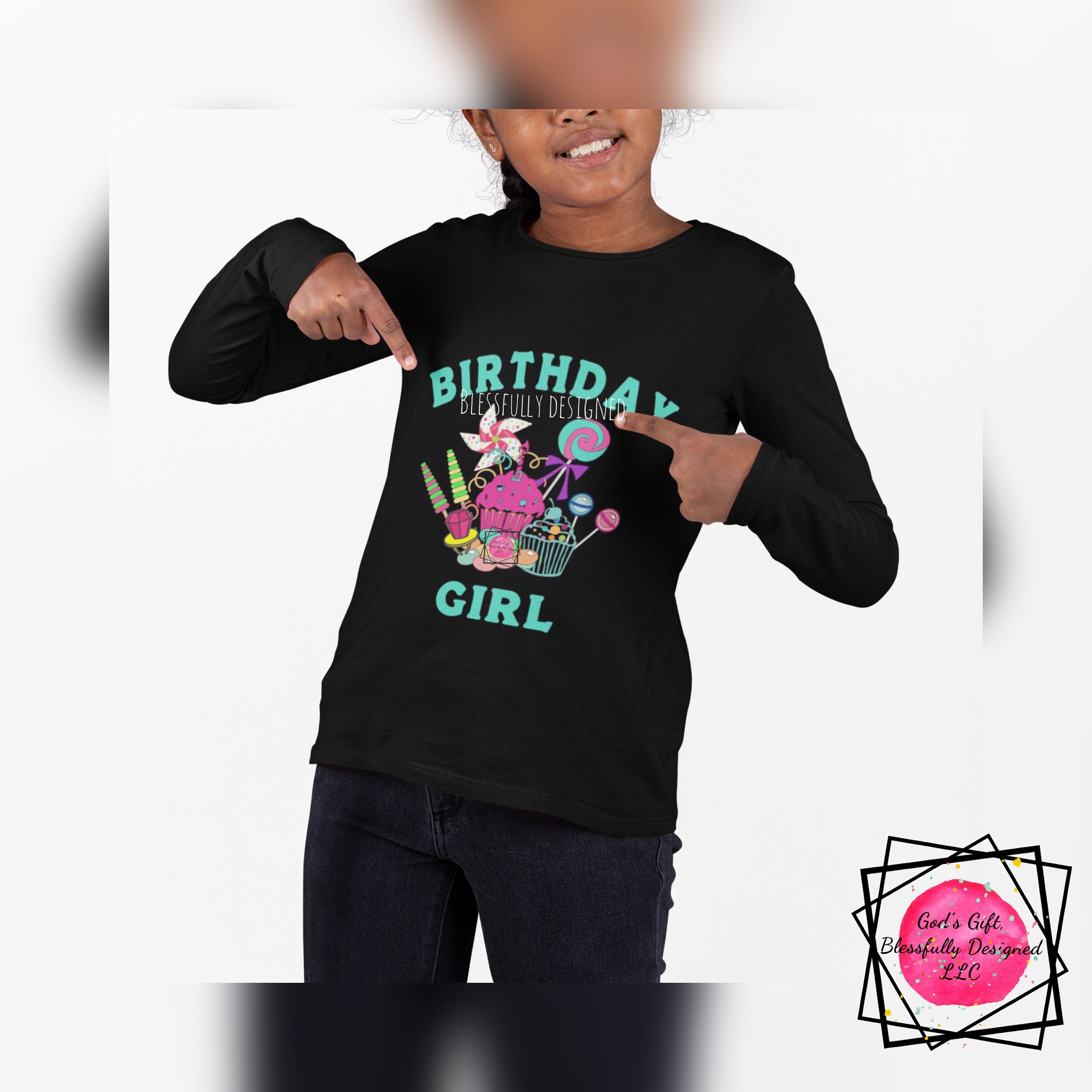Birthday Girl Toddler Shirts Kids Clothing Girl Birthday Etsy